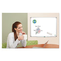 MasterVision Earth Silver Easy-Clean Dry Erase Board, 36 x 24, White Surface, Silver Aluminum Frame (CR0620790)