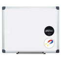 MasterVision Porcelain Value Dry Erase Board, 24 x 36, White Surface, Silver Aluminum Frame (CR0601170MV)