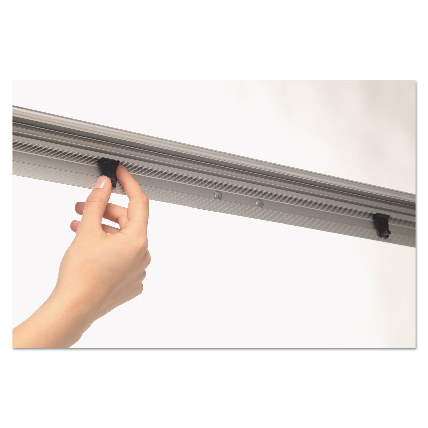 MasterVision Telescoping Tripod Display Easel, Adjusts 38" to 69" High, Metal, Silver (FLX05102MV)