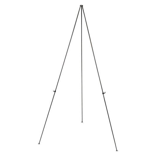 MasterVision Instant Easel, 61.5" High, Black, Steel, Lightweight (FLX04201MV)