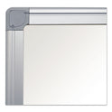 MasterVision Earth Silver Easy-Clean Dry Erase Board, Reversible, 36 x 24, White Surface, Silver Aluminum Frame (MA0300790)