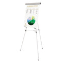 MasterVision Telescoping Tripod Display Easel, Adjusts 38" to 69" High, Metal, Silver (FLX05102MV)