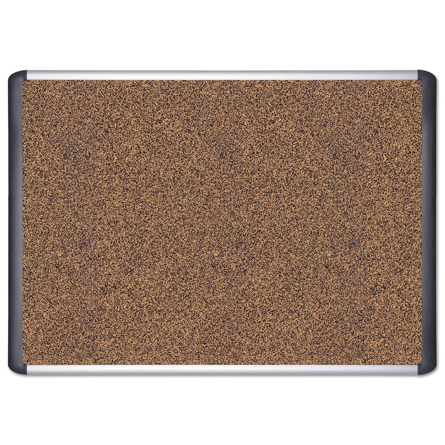 MasterVision Tech Cork Board, 36 x 24, Tan Surface, Silver/Black Aluminum Frame (MVI030501)