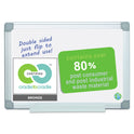 MasterVision Earth Silver Easy-Clean Dry Erase Board, Reversible, 24 x 18, White Surface, Silver Aluminum Frame (MA0200790)