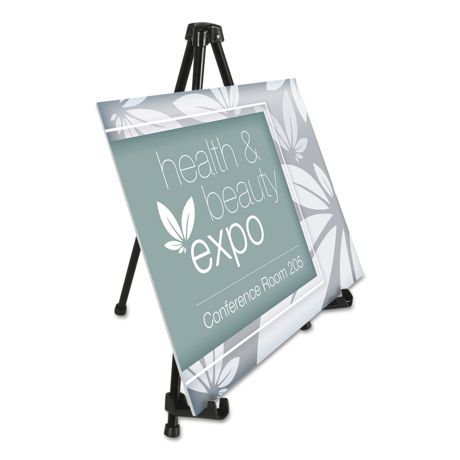 MasterVision Instant Table-Top Easel, 14.25" High, Black (FLX07201MV)