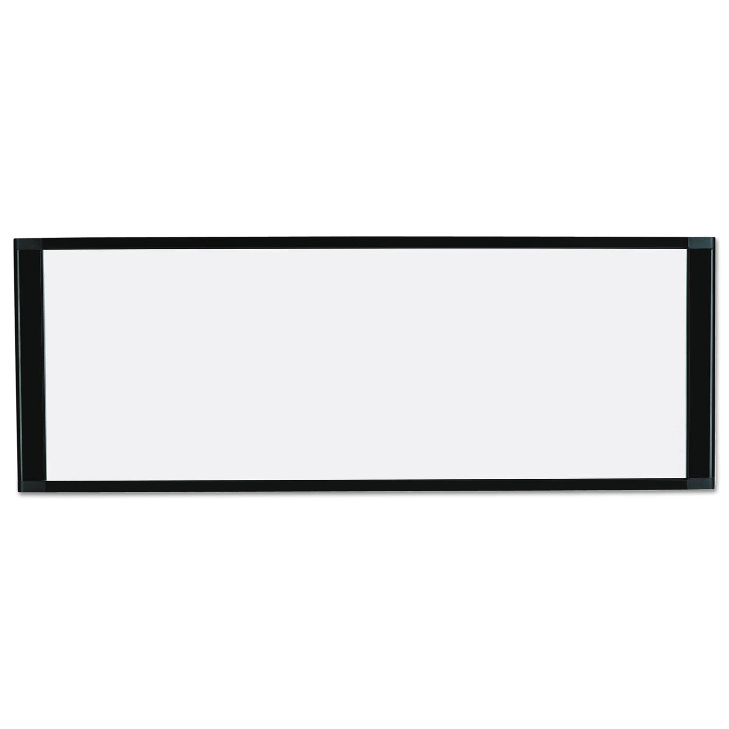 MasterVision Cubicle Workstation Dry Erase Board, 36 x 18, White Surface, Black Aluminum Frame (MA10007705)