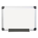 MasterVision Value Melamine Dry Erase Board, 18 x 24, White Surface, Silver Aluminum Frame (MA0212170MV)