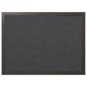 MasterVision Designer Fabric Bulletin Board, 24 x 18, Black Surface, Black MDF Wood Frame (FB0471168)