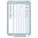 MasterVision In-Out Magnetic Dry Erase Board, 24 x 36, White Surface, Silver Aluminum Frame (GA02109830)