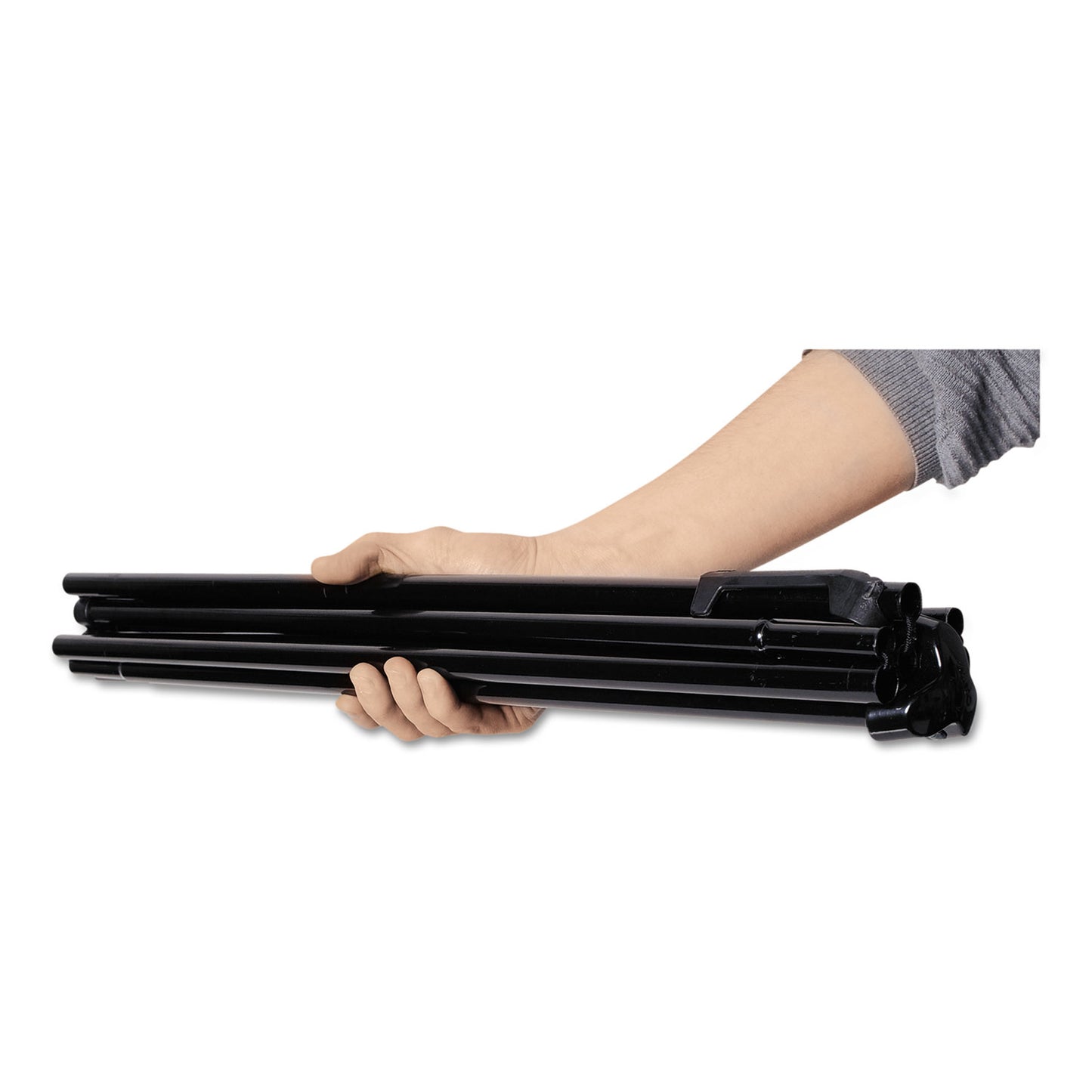 Universal Heavy-Duty Instant Setup Foldaway Easel, Adjusts 25" to 63" High, Aluminum, Black (43027)