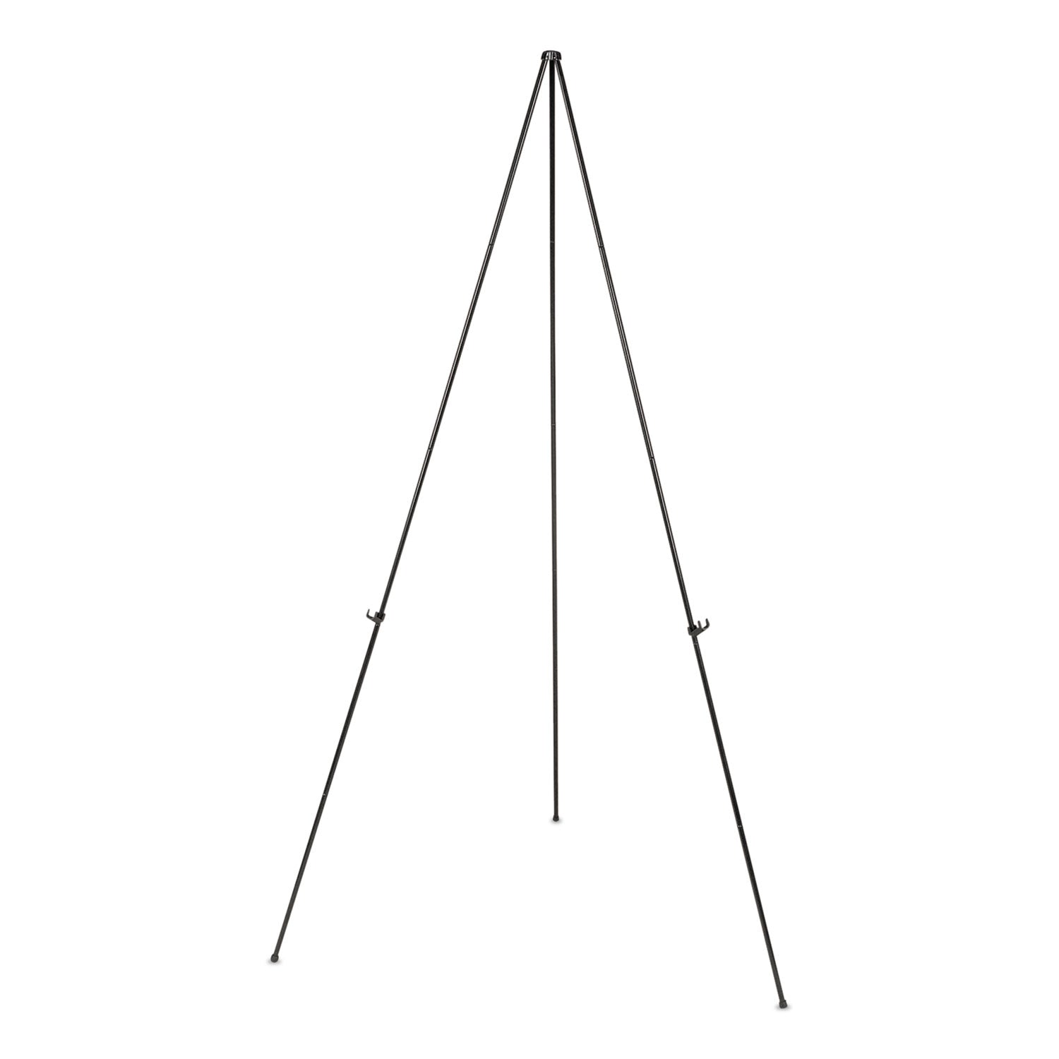 Universal Instant Setup Foldaway Easel, Adjusts 15" to 61" High, Steel, Black (43029)