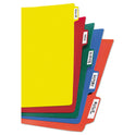 Avery Heavy-Duty Plastic Dividers with Multicolor Tabs and White Labels , 5-Tab, 11 x 8.5, Assorted, 1 Set (23080)