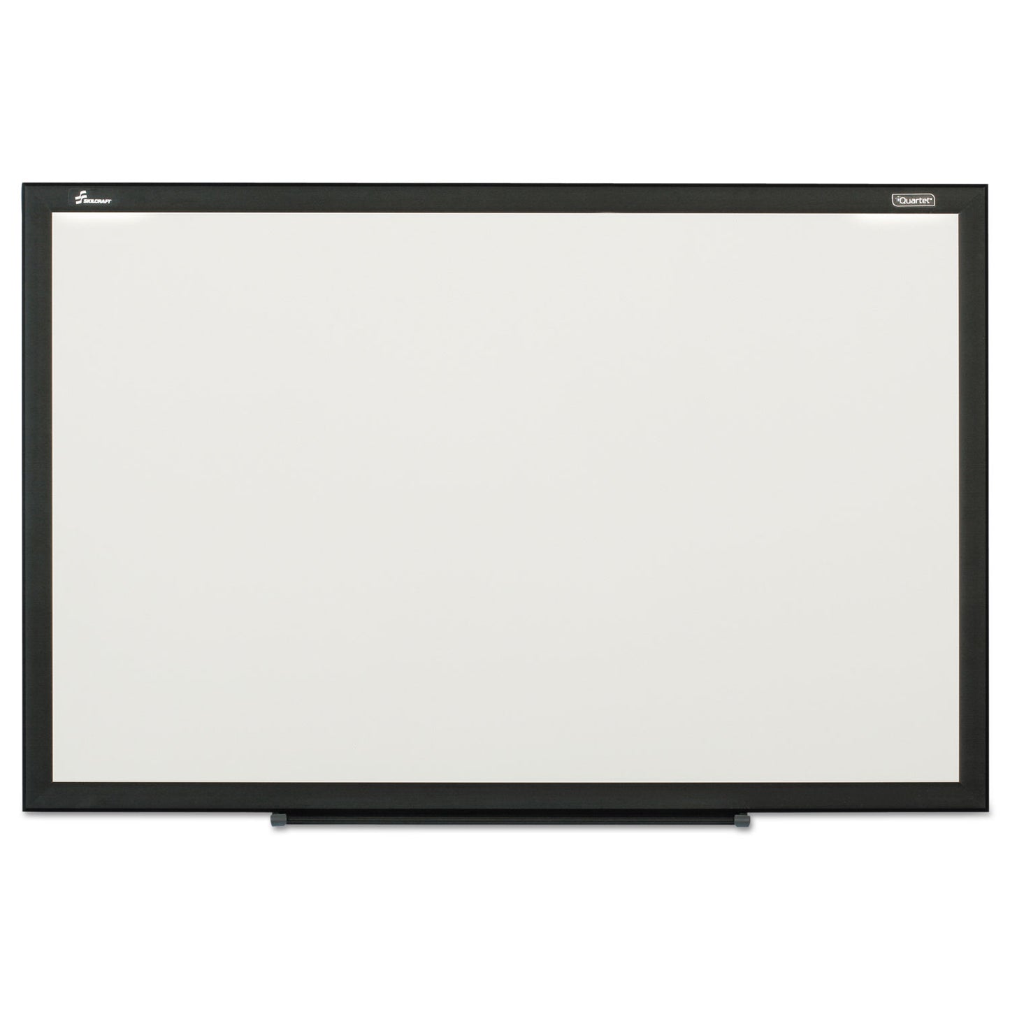 AbilityOne 7110016511290, SKILCRAFT Magnetic Steel Dry Erase Board, 36 x 24, White Surface, Black Aluminum Frame