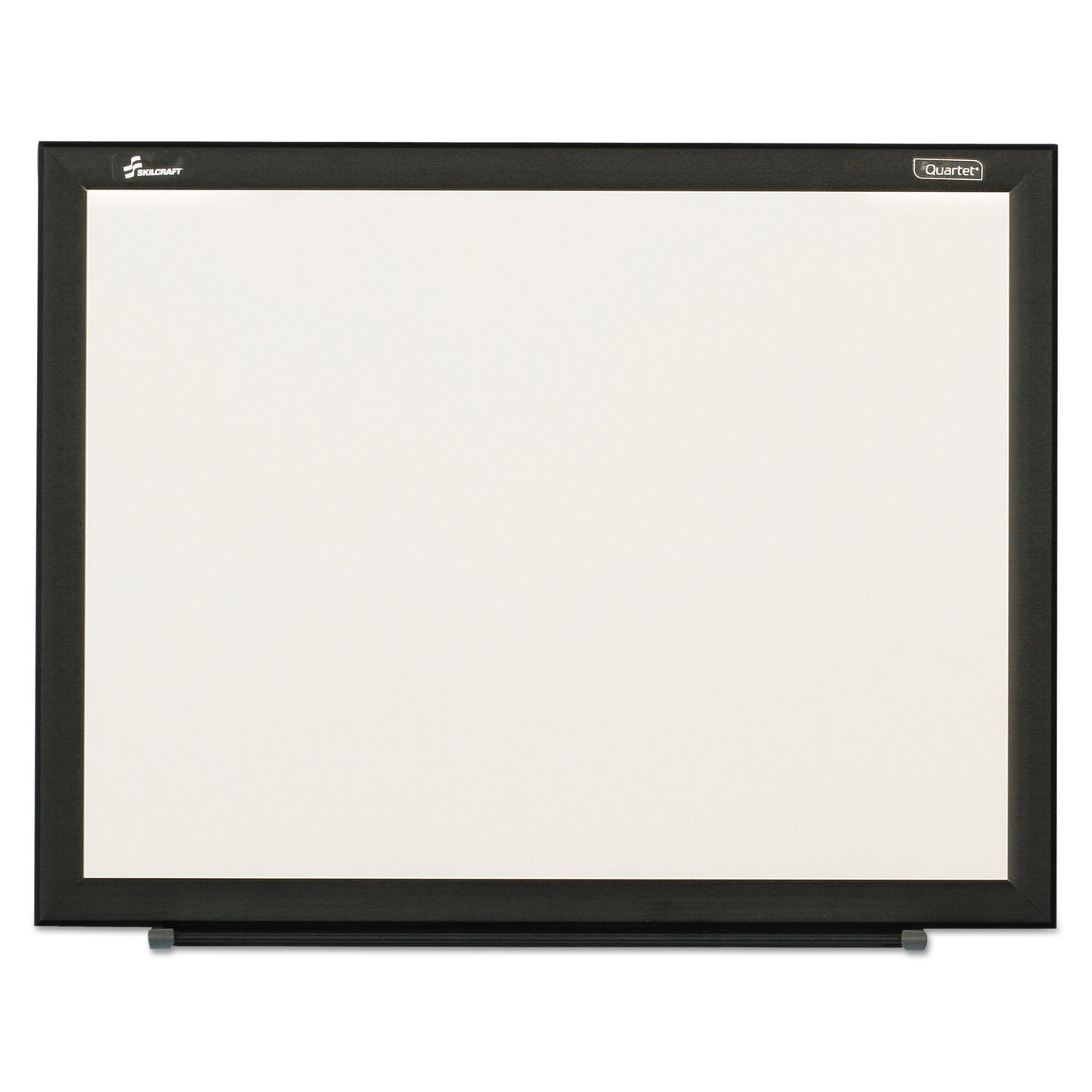 AbilityOne 7110016511293, SKILCRAFT Non-Magnetic Melamine Dry Erase Board, 24 x 18, White Surface, Black Aluminum Frame