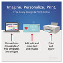 Avery Durable Permanent Multi-Surface ID Labels, Inkjet/Laser Printers, 0.75 x 1.75, White, 12/Sheet, 10 Sheets/Pack (61521)