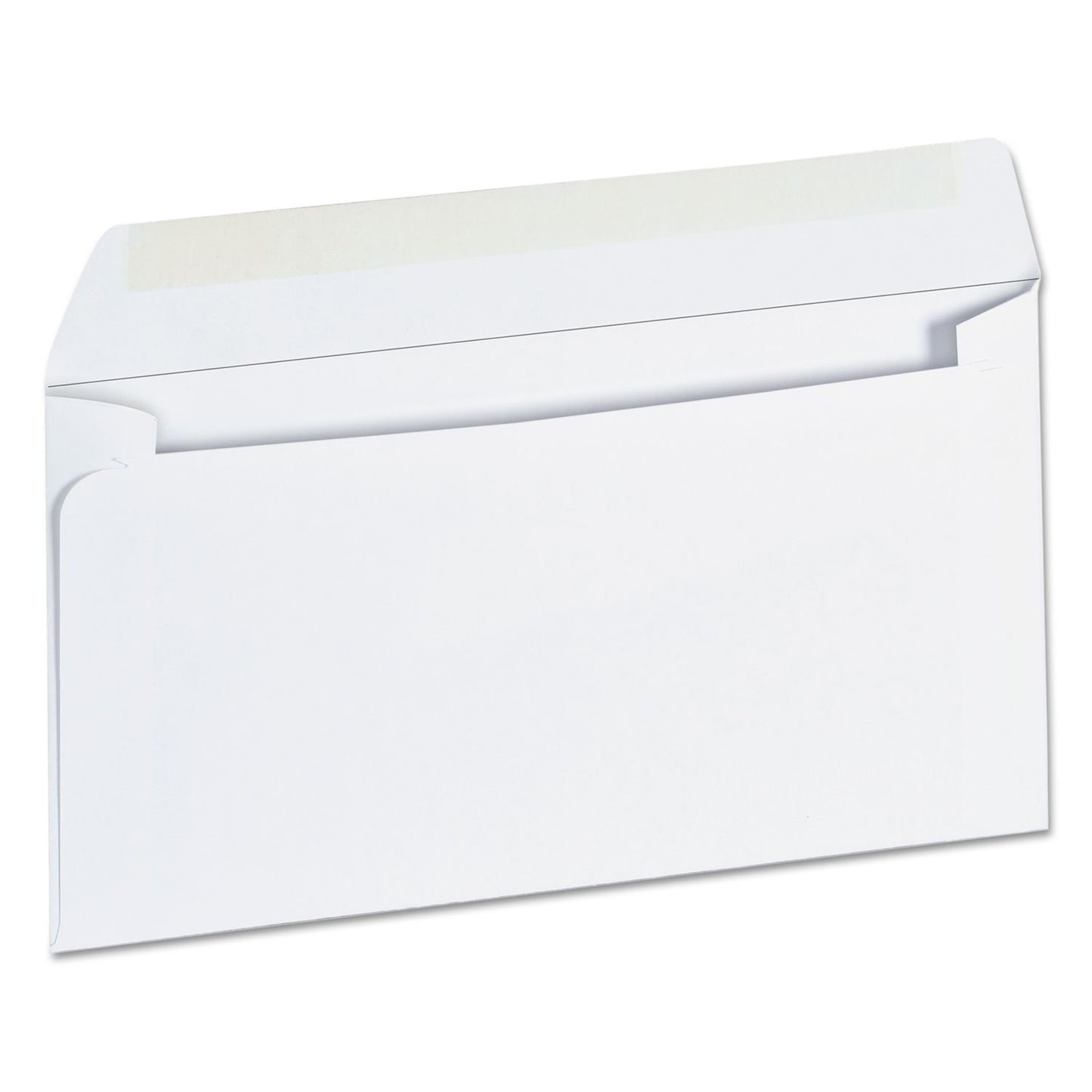 Universal Open-Side Business Envelope, #6 3/4, Square Flap, Gummed Closure, 3.63 x 6.5, White, 500/Box (35206)