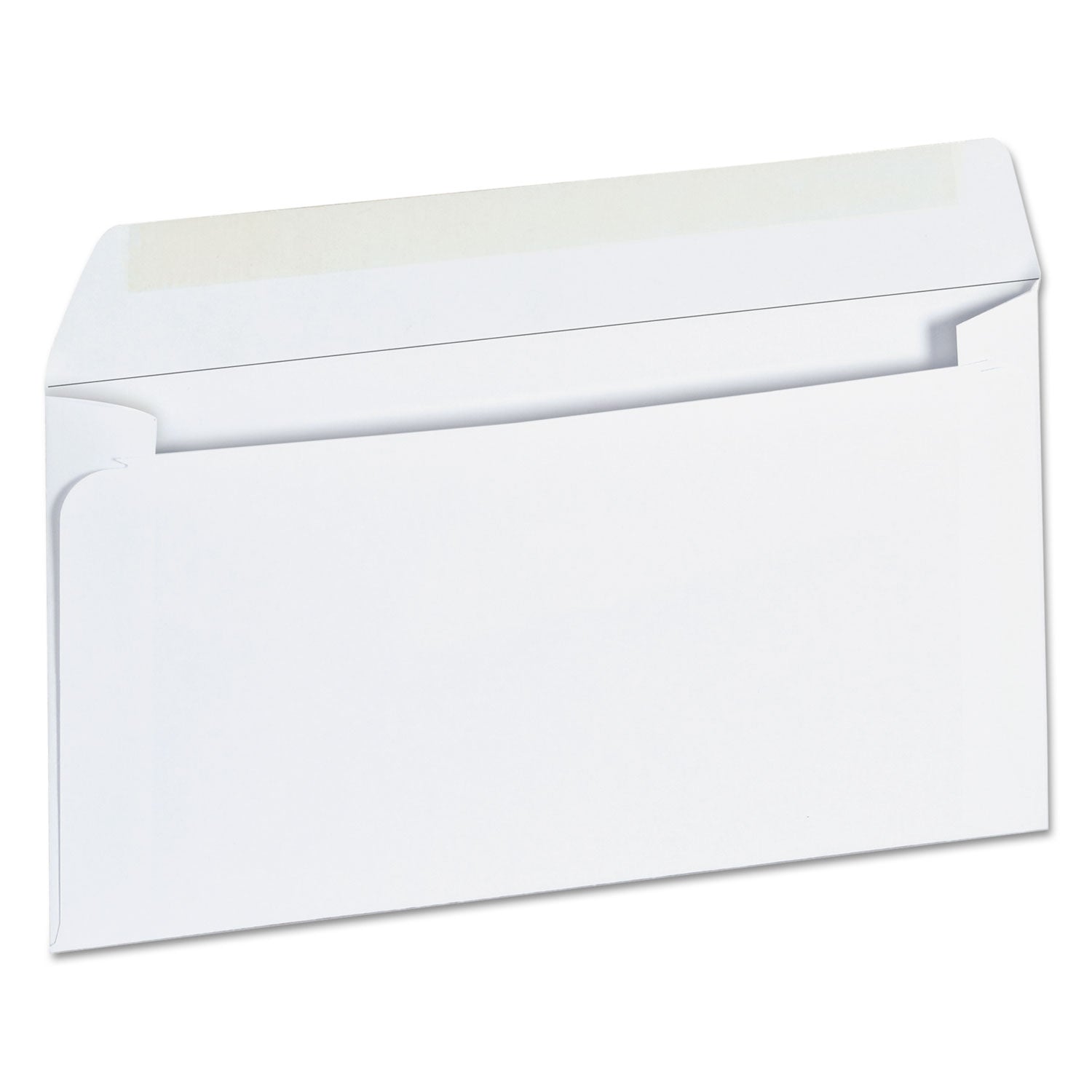 Universal Open-Side Business Envelope, #6 3/4, Square Flap, Gummed Closure, 3.63 x 6.5, White, 500/Box (35206)