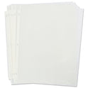 Universal Top-Load Poly Sheet Protectors, Std Gauge, Nonglare, Clear, 50/Pack (21126)