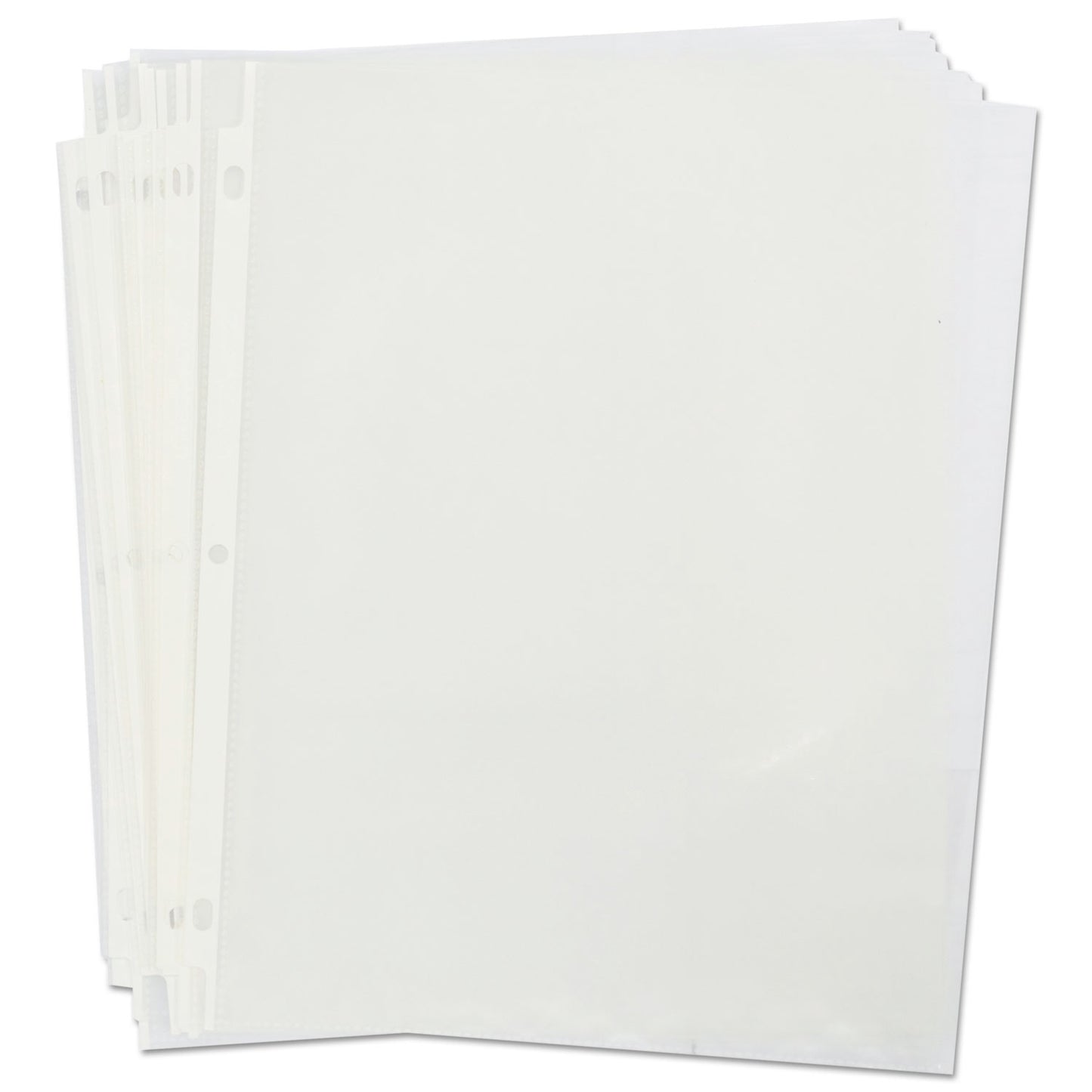 Universal Standard Sheet Protector, Standard, 8.5 x 11, Clear, Non-Glare, 100/Box (21121)