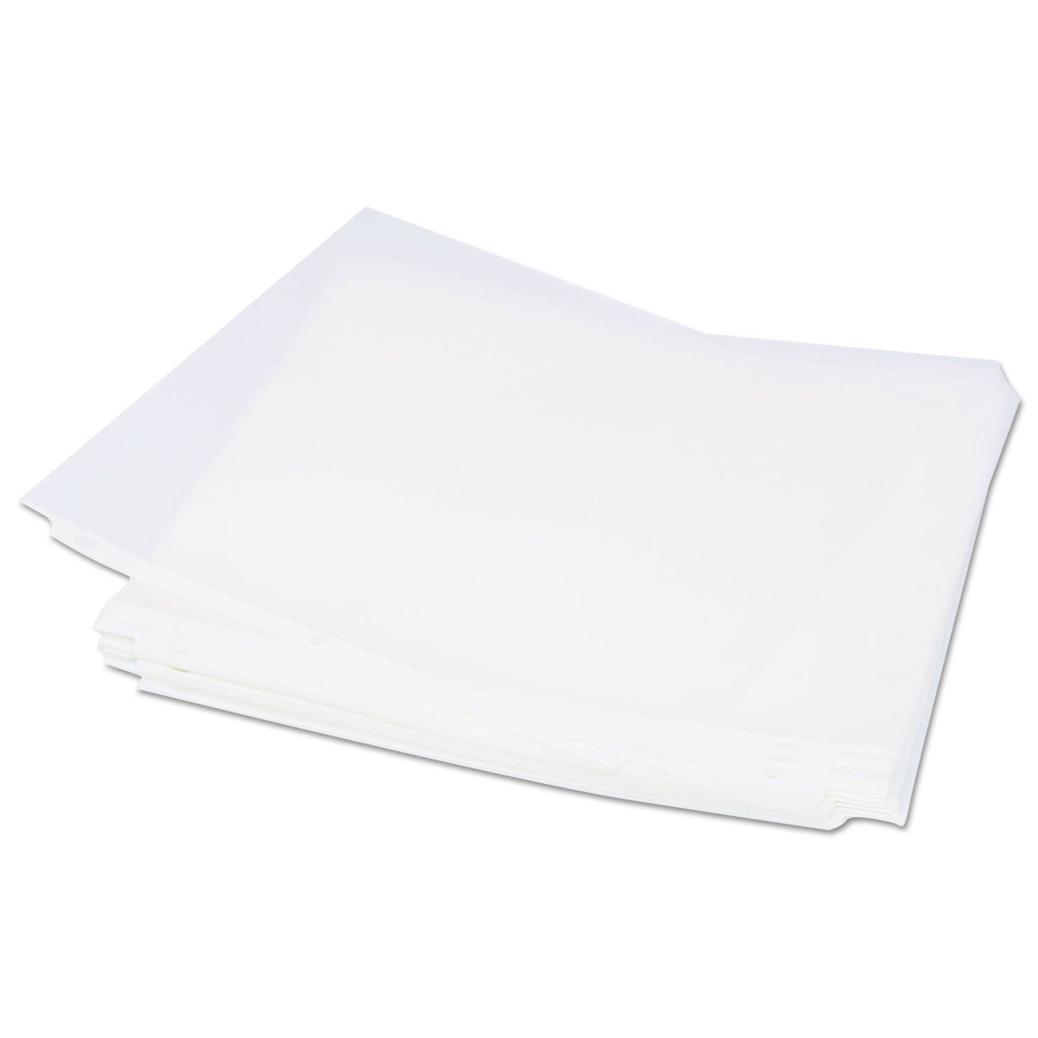 Universal Top-Load Poly Sheet Protectors, Heavy Gauge, Nonglare, Clear 50/Pack (21129)