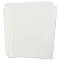 Universal Top-Load Poly Sheet Protectors, Heavy Gauge, Nonglare, Clear 50/Pack (21129)