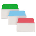 Avery Ultra Tabs Repositionable Tabs, Standard: 2" x 1.5", 1/5-Cut, Assorted Colors (Blue, Green and Red), 24/Pack (74754)