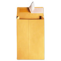 Quality Park Redi-Strip Kraft Expansion Envelope, #10 1/2, Square Flap, Redi-Strip Adhesive Closure, 9 x 12, Brown Kraft, 25/Pack (93334)