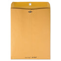Quality Park Park Ridge Kraft Clasp Envelope, #97, Square Flap, Clasp/Gummed Closure, 10 x 13, Brown Kraft, 100/Box (43097)