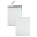 Quality Park Redi-Strip Poly Mailer, #4, Square Flap with Perforated Strip, Redi-Strip Adhesive Closure, 10 x 13, White, 100/Pack (46197)