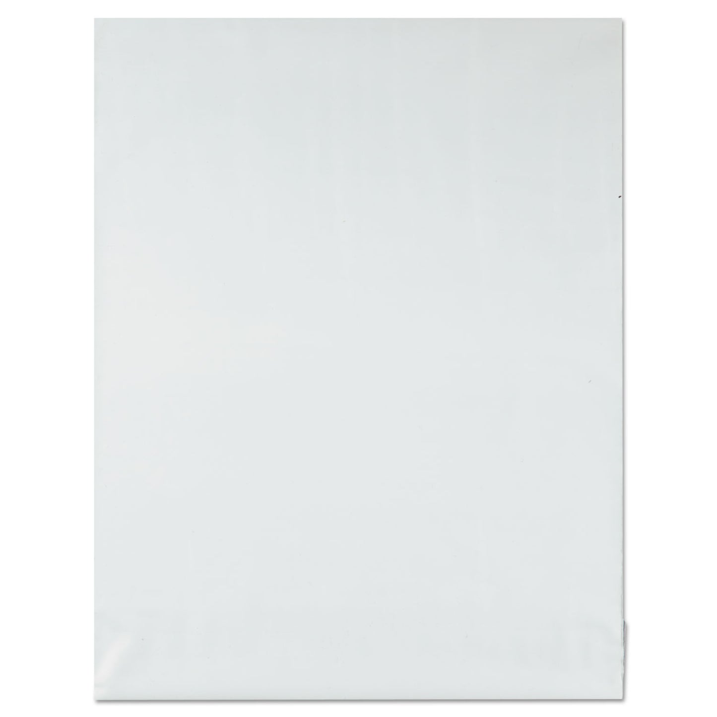 Quality Park Redi-Strip Poly Mailer, #4, Square Flap with Perforated Strip, Redi-Strip Adhesive Closure, 10 x 13, White, 100/Pack (46197)