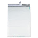 Quality Park Redi-Strip Poly Mailer, #6, Square Flap, Redi-Strip Adhesive Closure, 14 x 19, White, 100/Pack (45235)