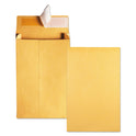 Quality Park Redi-Strip Kraft Expansion Envelope, #10 1/2, Square Flap, Redi-Strip Adhesive Closure, 9 x 12, Brown Kraft, 25/Pack (93334)