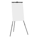 Quartet Aluminum Heavy-Duty Display Easel, 38" to 66" High, Aluminum, Black (56E)