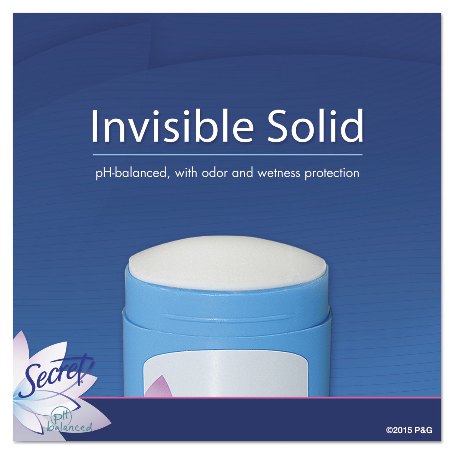 Secret Invisible Solid Anti-Perspirant and Deodorant, Powder Fresh, 0.5 oz Stick (31384EA)