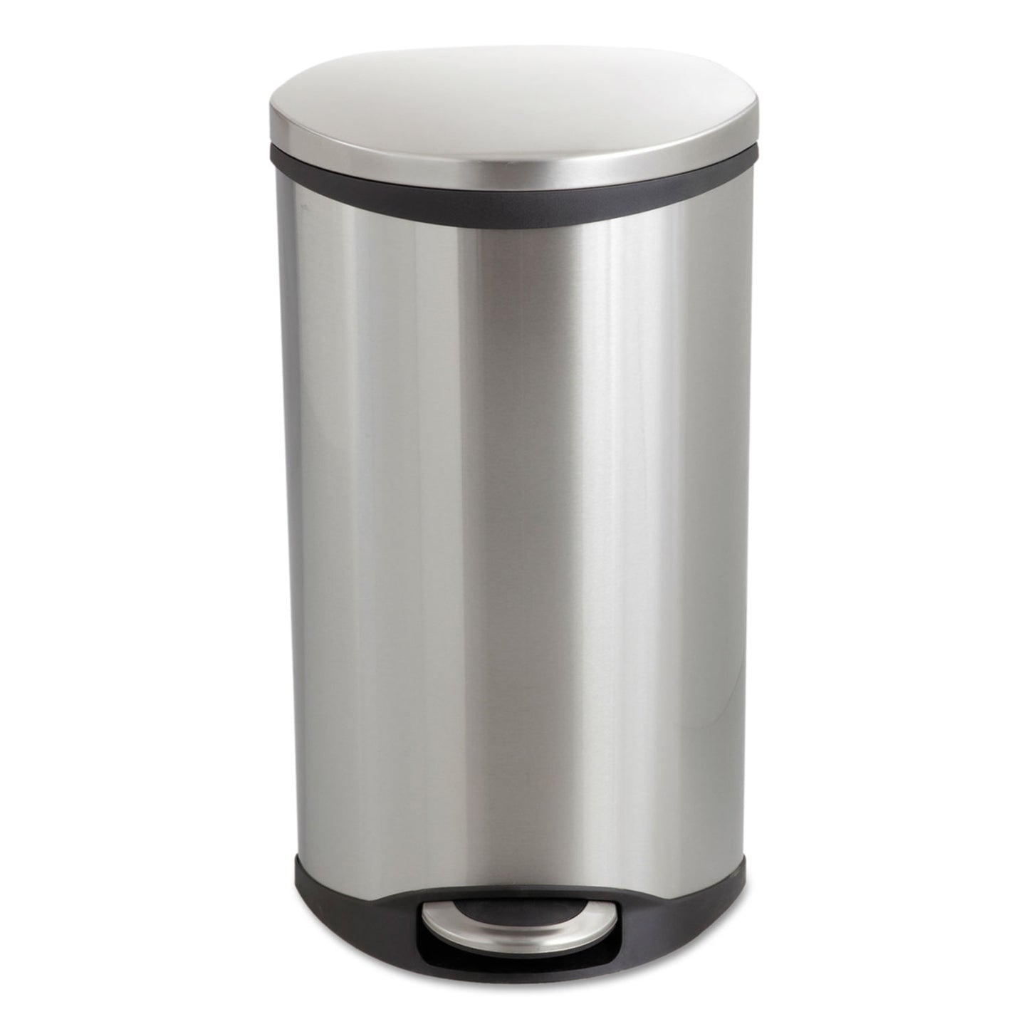 Safco Step-On Medical Receptacle, 7.5 gal, Steel, Stainless Steel (9902SS)