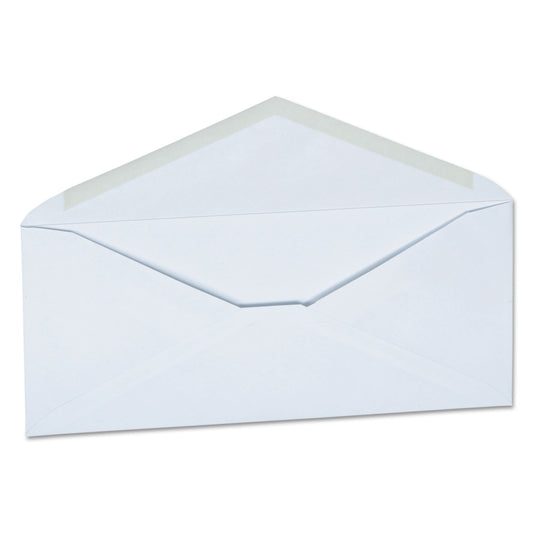 Universal Open-Side Business Envelope, #10, Monarch Flap, Gummed Closure, 4.13 x 9.5, White, 250/Carton (36319)