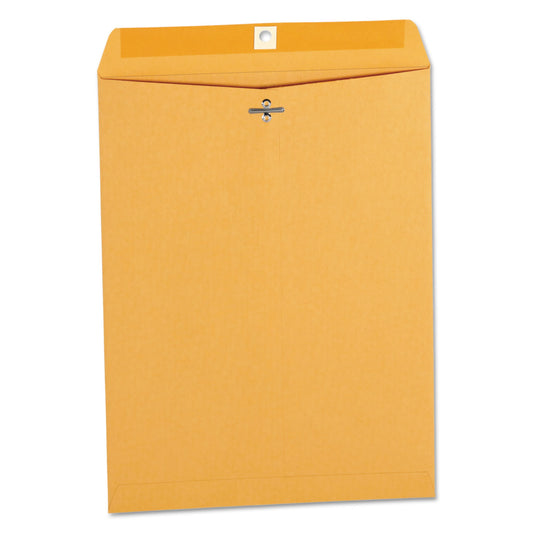 Universal Kraft Clasp Envelope, #12 1/2, Square Flap, Clasp/Gummed Closure, 9.5 x 12.5, Brown Kraft, 100/Box (42907)