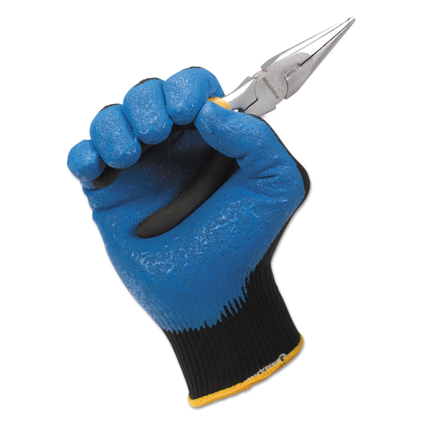 KleenGuard G40 Foam Nitrile Coated Gloves, 220 mm Length, Small/Size 7, Blue, 12 Pairs (40225)