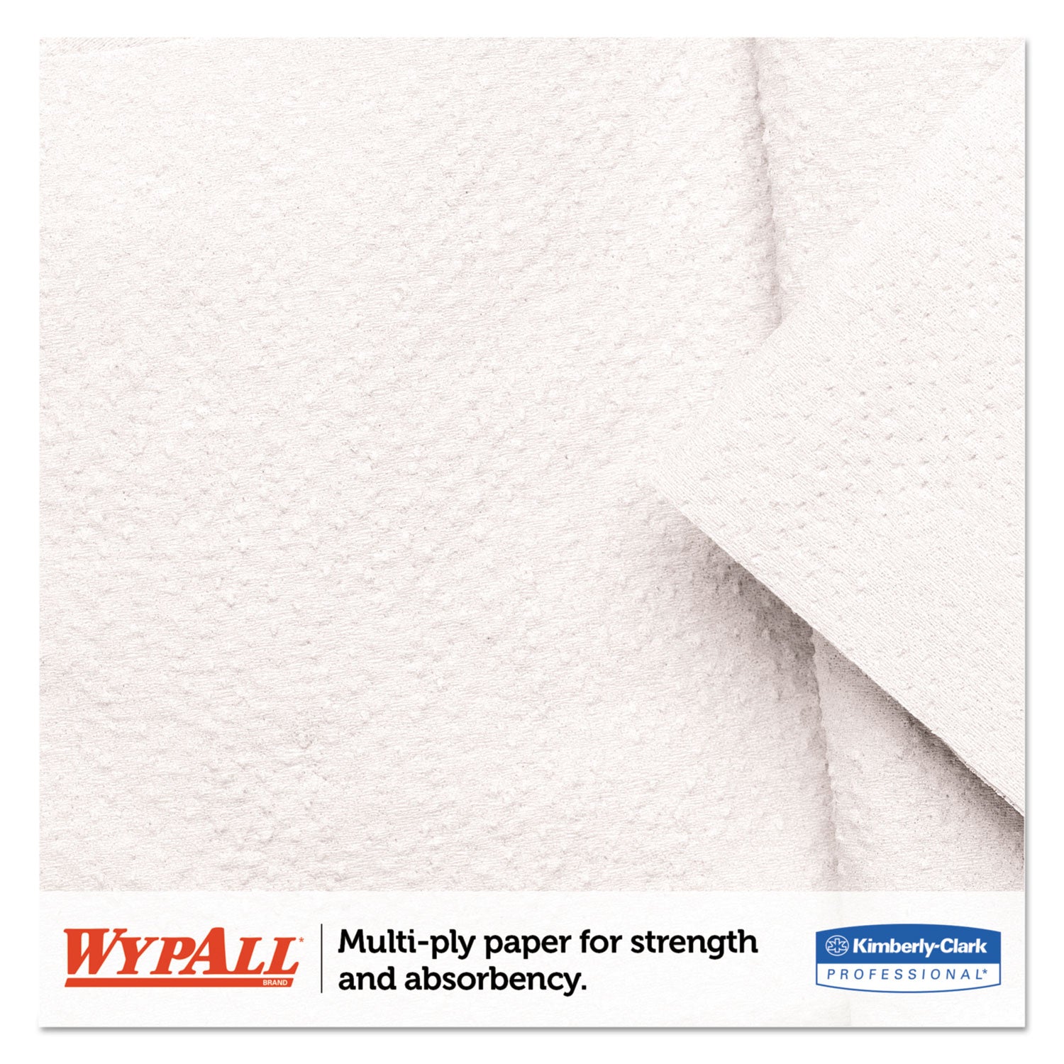 WypAll L20 Towels, BRAG Box, Multi-Ply, 12.5 x 16.8, Unscented, White, 176/Box (34607)