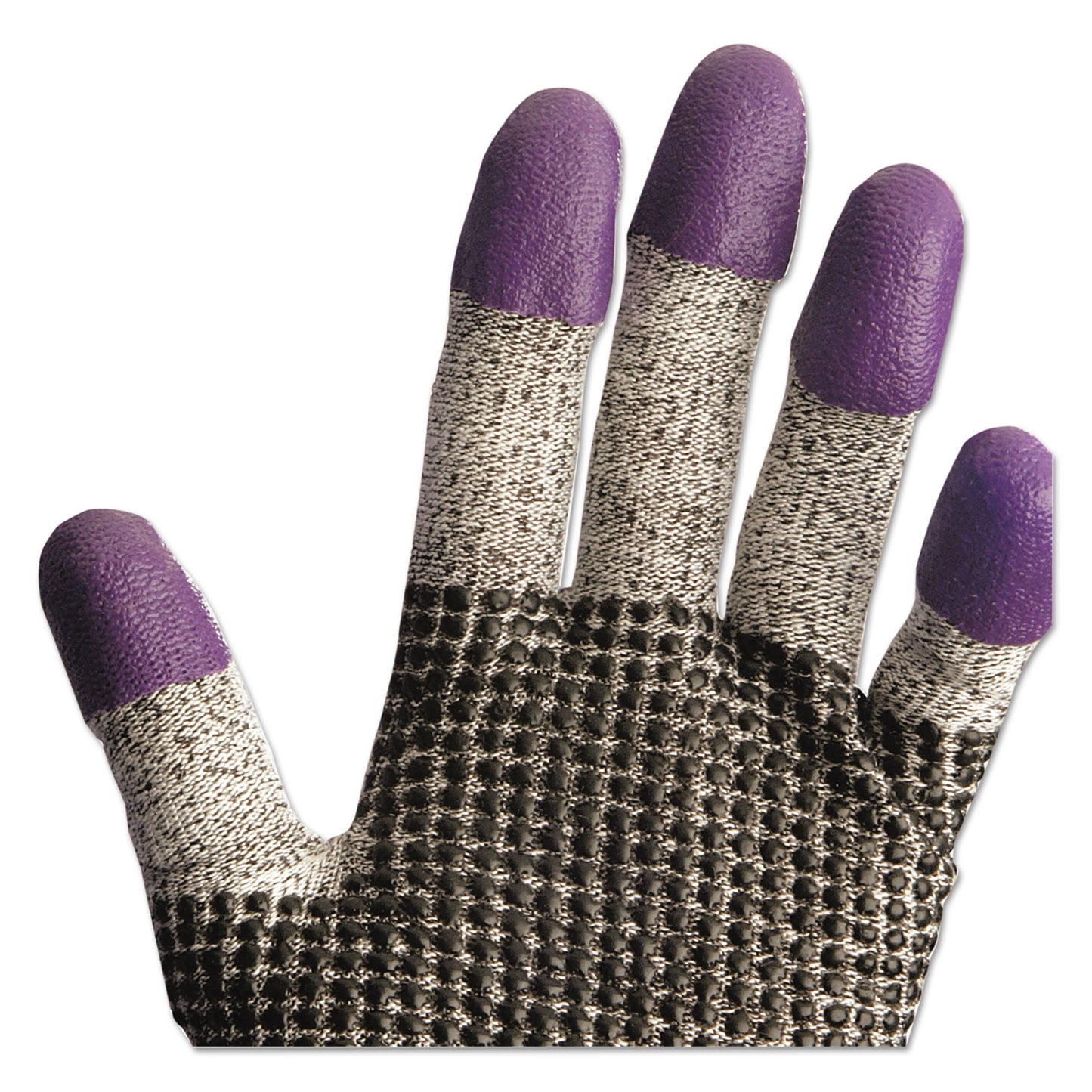 KleenGuard G60 Purple Nitrile Gloves, 250mm Length, X-Large/Size 10, Black/White, 12 Pairs/Carton (97433CT)