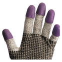 KleenGuard G60 Purple Nitrile Gloves, 240 mm Length, Large/Size 9, Black/White, Pair (97432)