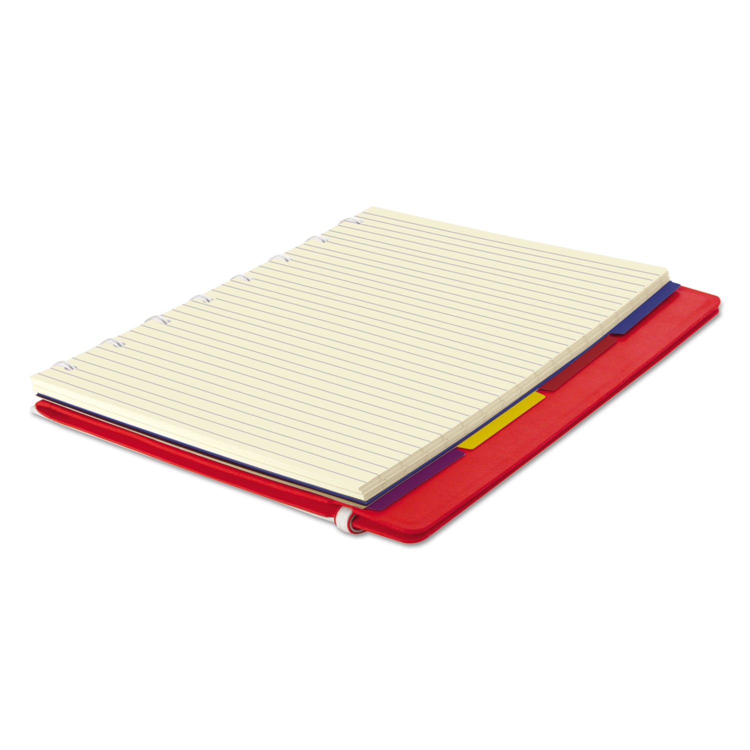 Filofax Notebook, 1-Subject, Medium/College Rule, Red Cover, (112) 8.25 x 5.81 Sheets (B115008U)