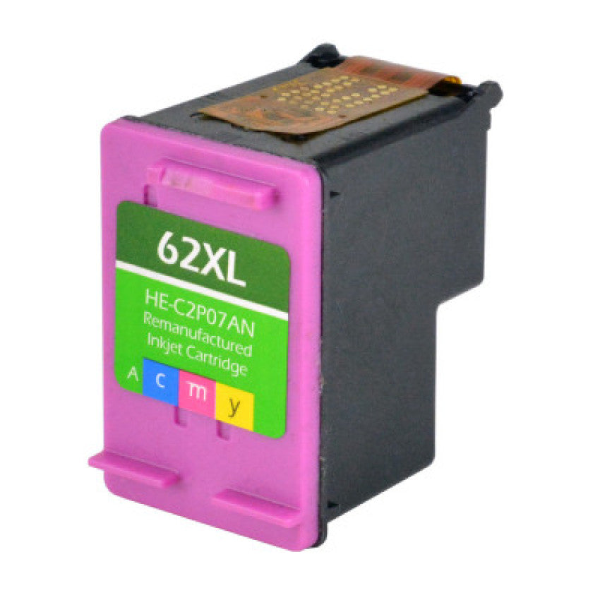 Elite 62XL, (C2P07AN) High-Yield Tri-Color Ink Cartridge