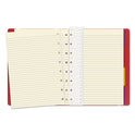 Filofax Notebook, 1-Subject, Medium/College Rule, Red Cover, (112) 8.25 x 5.81 Sheets (B115008U)