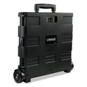 Universal Collapsible Mobile Storage Crate, Plastic, 18.25 x 15 x 18.25 to 39.37, Black (14110)