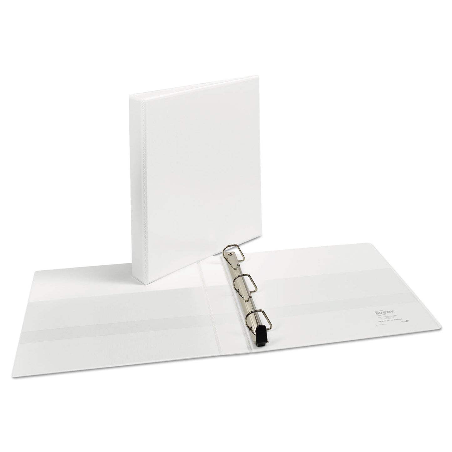 Avery Heavy-Duty Non Stick View Binder with DuraHinge and Slant Rings, 3 Rings, 1" Capacity, 11 x 8.5, White, (5304) (05304)