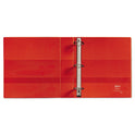 Avery Heavy-Duty Non-View Binder with DuraHinge and One Touch EZD Rings, 3 Rings, 1.5" Capacity, 11 x 8.5, Red (79585)