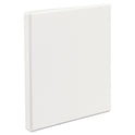 Avery Durable View Binder with DuraHinge and Slant Rings, 3 Rings, 0.5" Capacity, 11 x 8.5, White (17002)