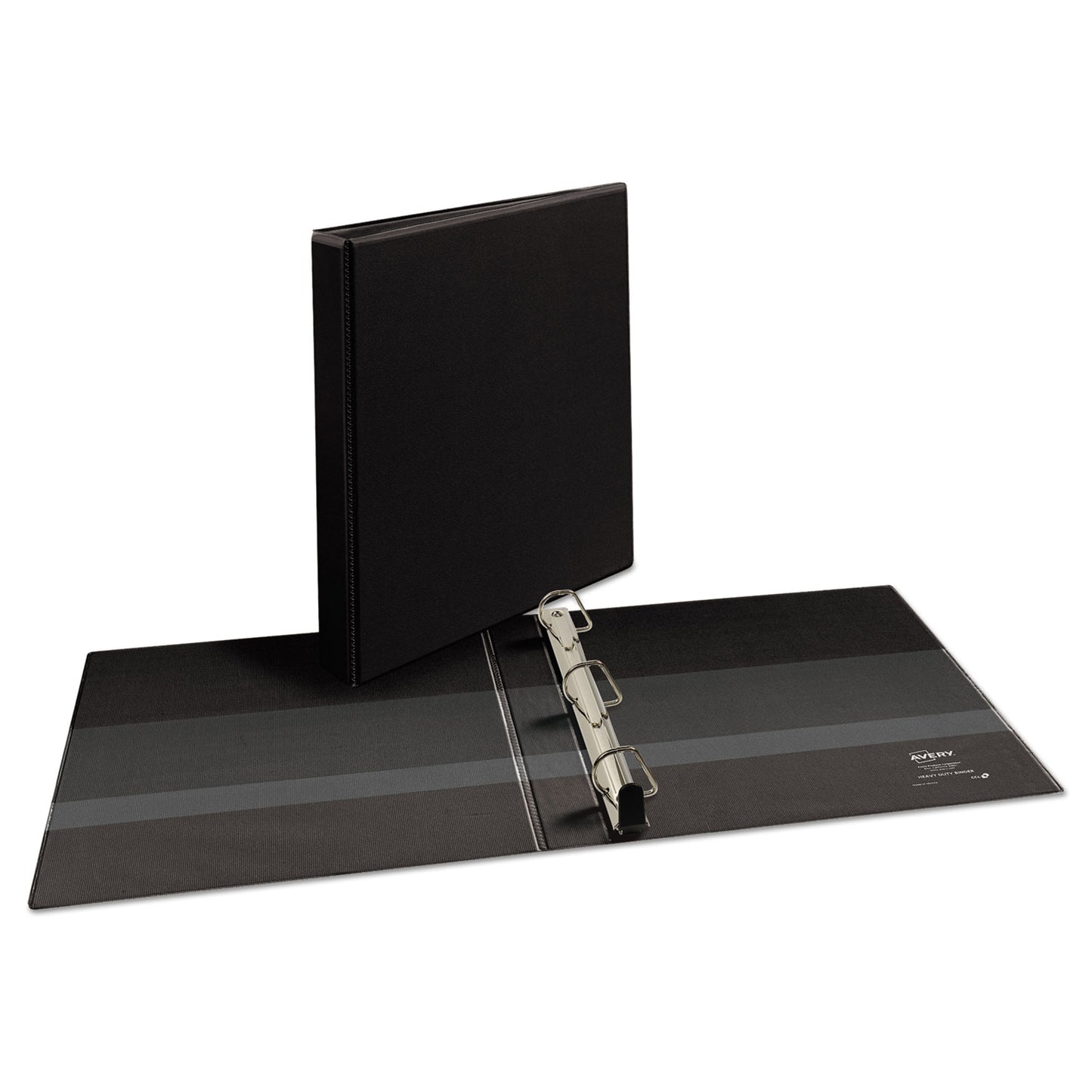 Avery Heavy-Duty Non Stick View Binder with DuraHinge and Slant Rings, 3 Rings, 1" Capacity, 11 x 8.5, Black, (5300) (05300)
