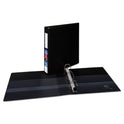 Avery Heavy-Duty Non-View Binder with DuraHinge and One Touch EZD Rings, 3 Rings, 1.5" Capacity, 11 x 8.5, Black (79991)